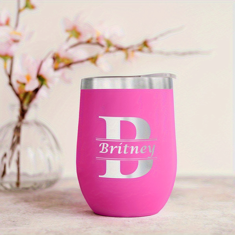 Portable Bottle Warmer - Bicchiere Termico Personalizzato con Monogramma, Tazza